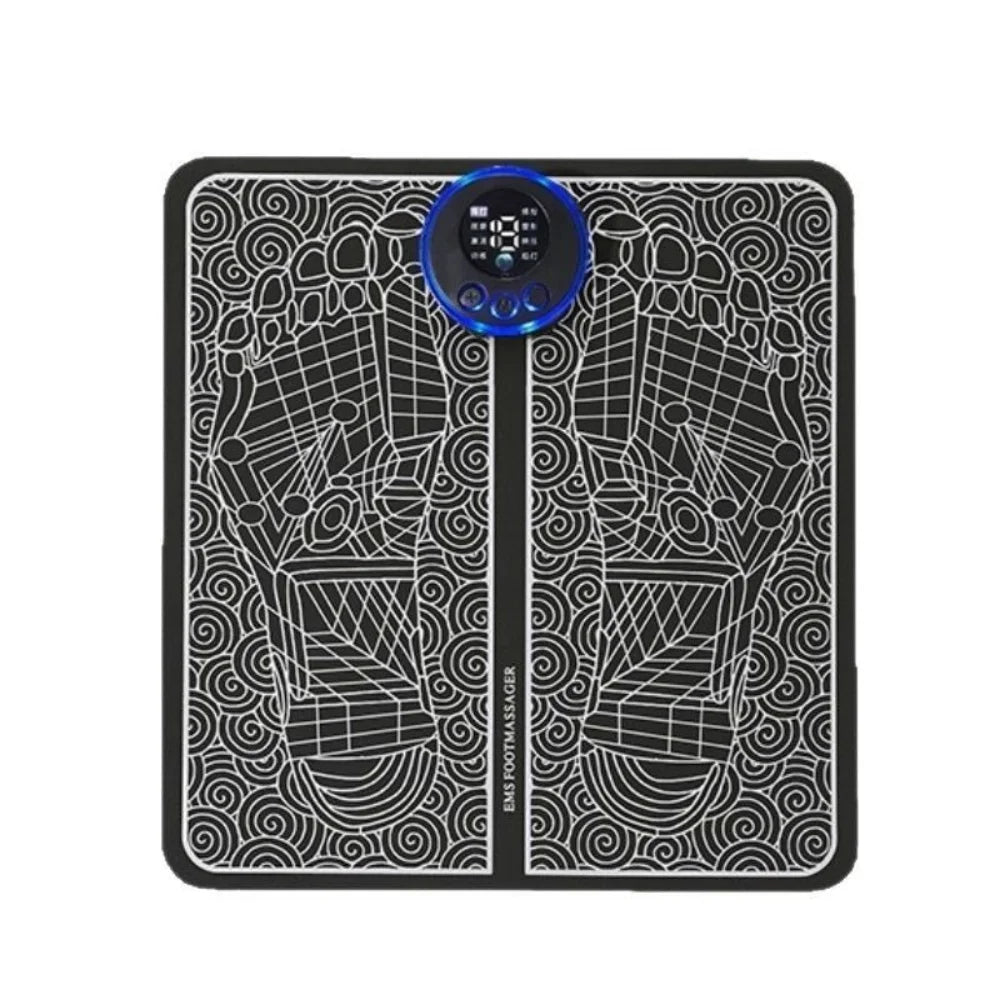 EMS Foot Relax Mat Remote Control Electric Foot Pad Comfort Cushion Portable Leisure Gadget for Home Indoor Use to Ease Fatigue