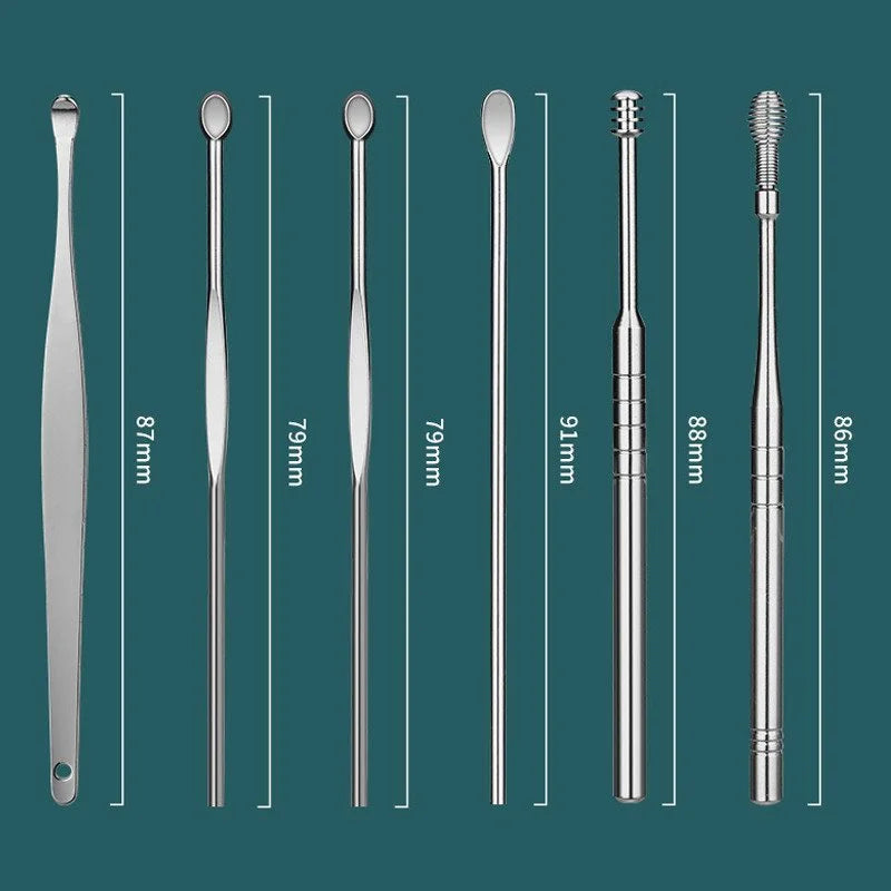 Earwax Removal Tools Ear Wax Cleaner Pick Digging Artifact Earpick Cleaning Ears Remover For Clean Your Kit Gadgets