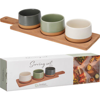 Serving set of 4 pieces | 2 pcs