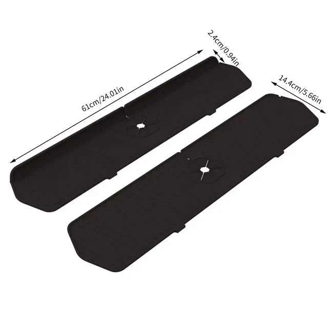 Kitchen Long Silicone Sink Faucet Mat Splash Guard for Absorbent Sink Countertop Protectors Mat Kitchen Gadgets