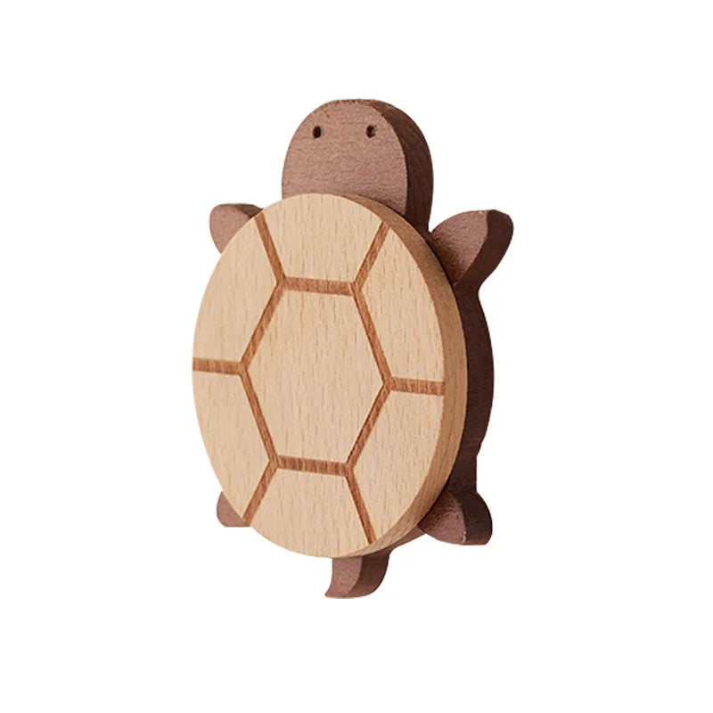 1pcs Animal Wooden Hooks Cute Room Decor Hook Wall Keychain Coat Hook Home Door Wood Hook Hanger Kitchen Accessories Gadget