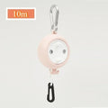 10M Retractable Portable Travel Camping Washing Line Rope Reel Clothesline Outdoor with Carabiner Hook Hiking Outdoor Gadgets