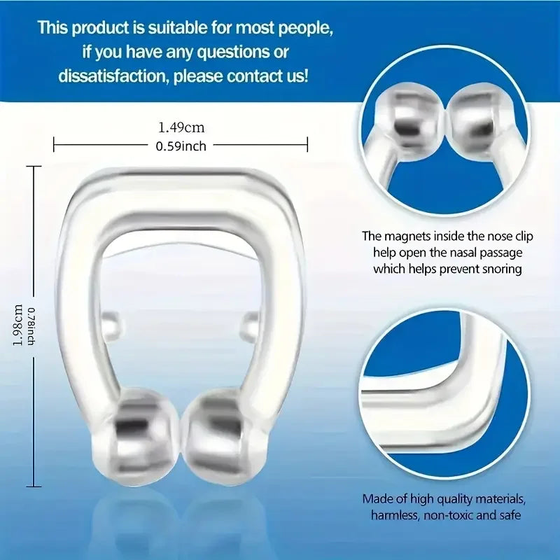 Anti Snoring Corrector Snore Prevention Gadget Men Women Anti-Snore Device Snore Elimination Nose Clip Quiet Sleep Night
