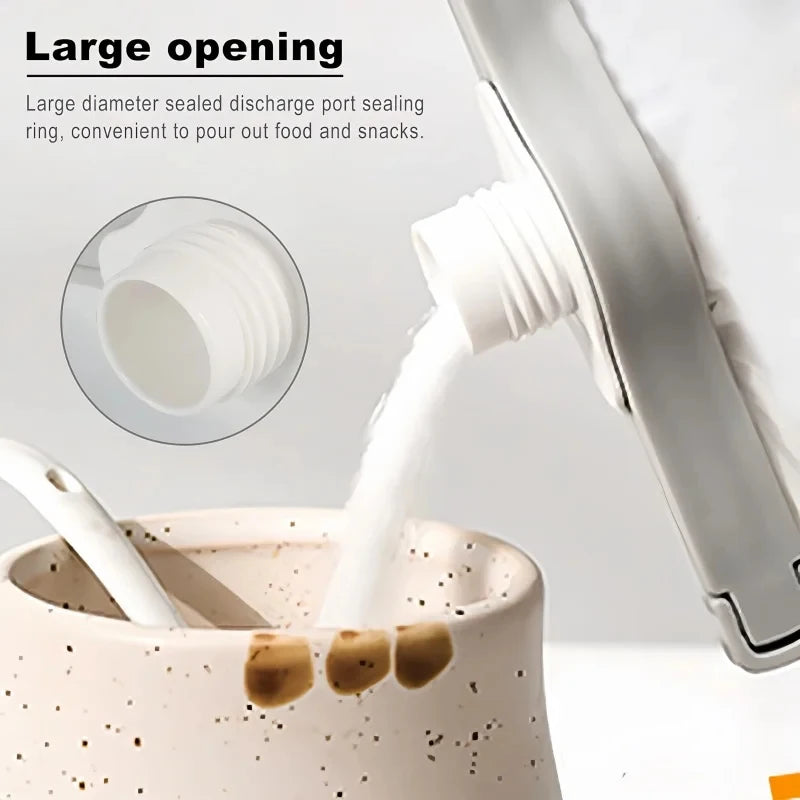 Kitchen Storage Food Snack Sealing Bag Clips Screw Cap Seasoning Bag Milk Powder Bag Preservation Clip Gadgets Home Accessories