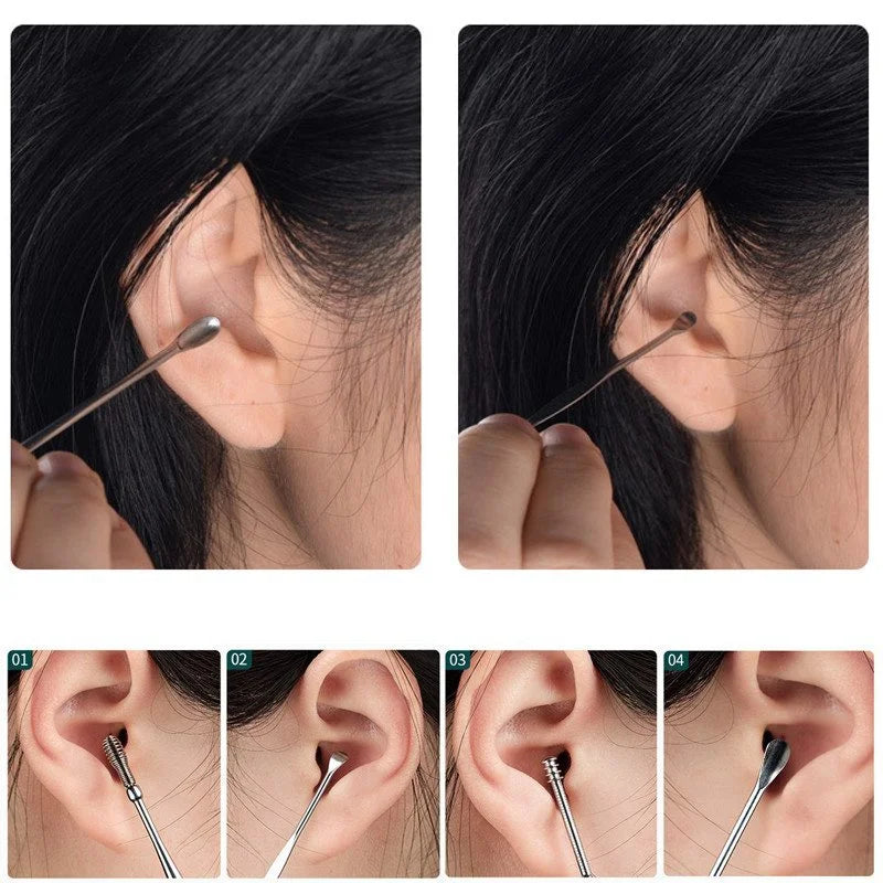 Earwax Removal Tools Ear Wax Cleaner Pick Digging Artifact Earpick Cleaning Ears Remover For Clean Your Kit Gadgets