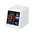 GeekMagic Super Cool Mini WiFi Desktop Weather Digital Clock Station with IPS LCD Screen Gadget for Decoration
