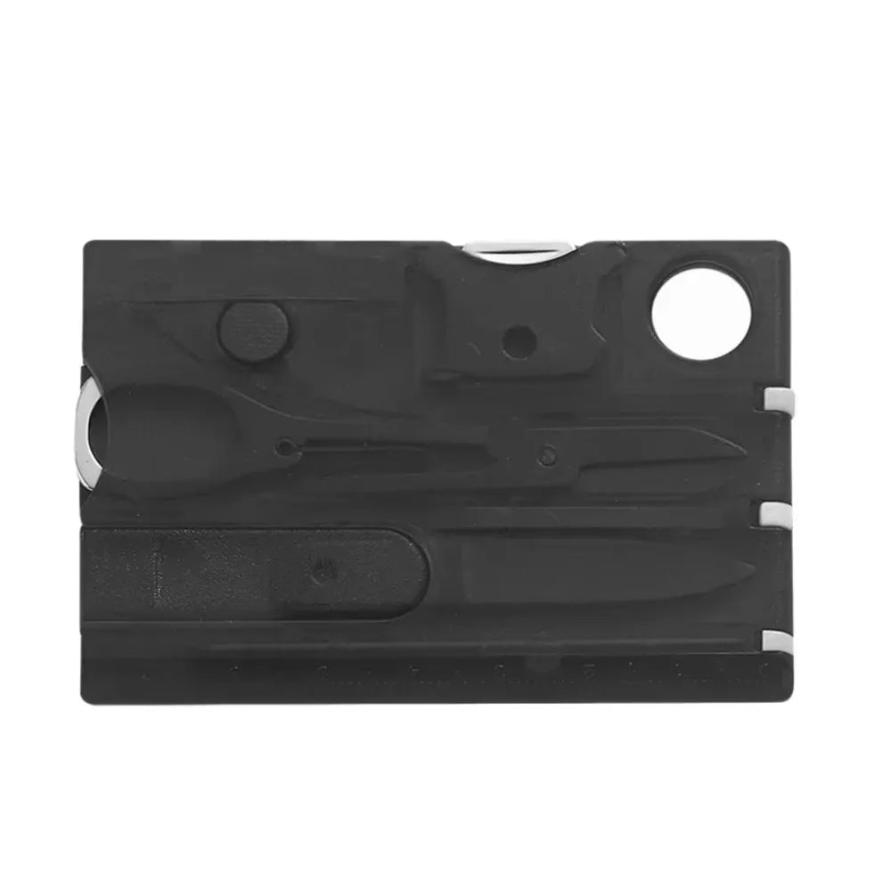 Ultra Thin Outdoor Multi Tool 12 in 1 Multipurpose Outdoor EDC Gadget Durable Card Type Multi-function Tool Card