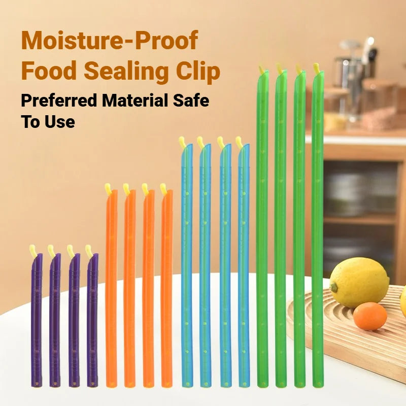 Bag Clip Food Sealing Stick Reusable Food Preservation Sealer Kitchen Storage Organizer Snack Fresh Clamp Kitchen Gadgets