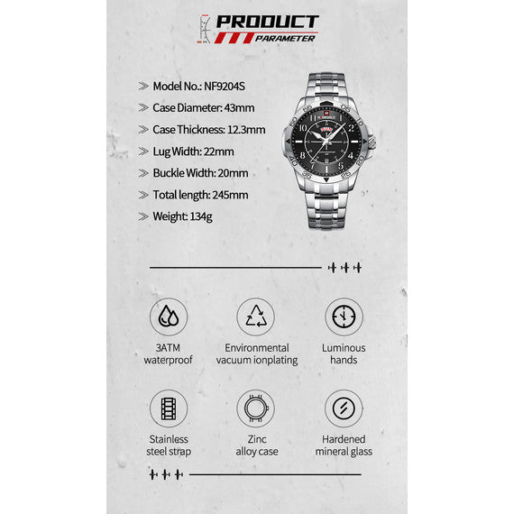 NAVIFORCE CLIFF Quartz S
