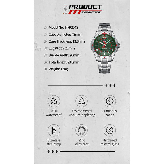 NAVIFORCE CLIFF Quartz S
