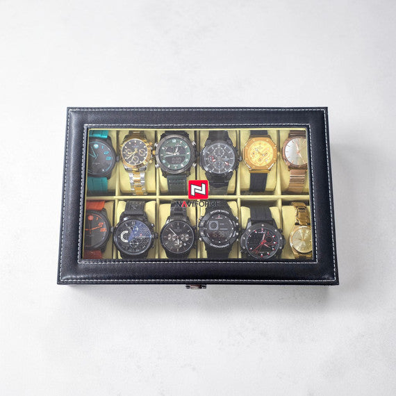 NaviForce óratartó doboz 12 rekeszes BASIC