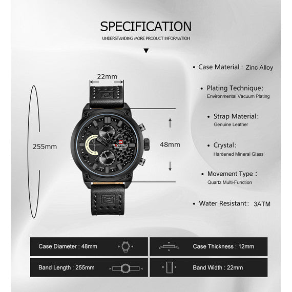 NAVIFORCE SHADOW Quartz L