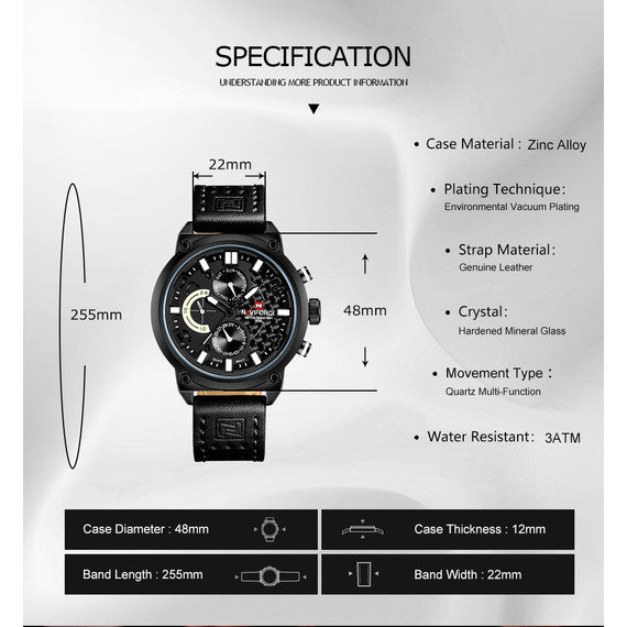 NAVIFORCE SHADOW Quartz L