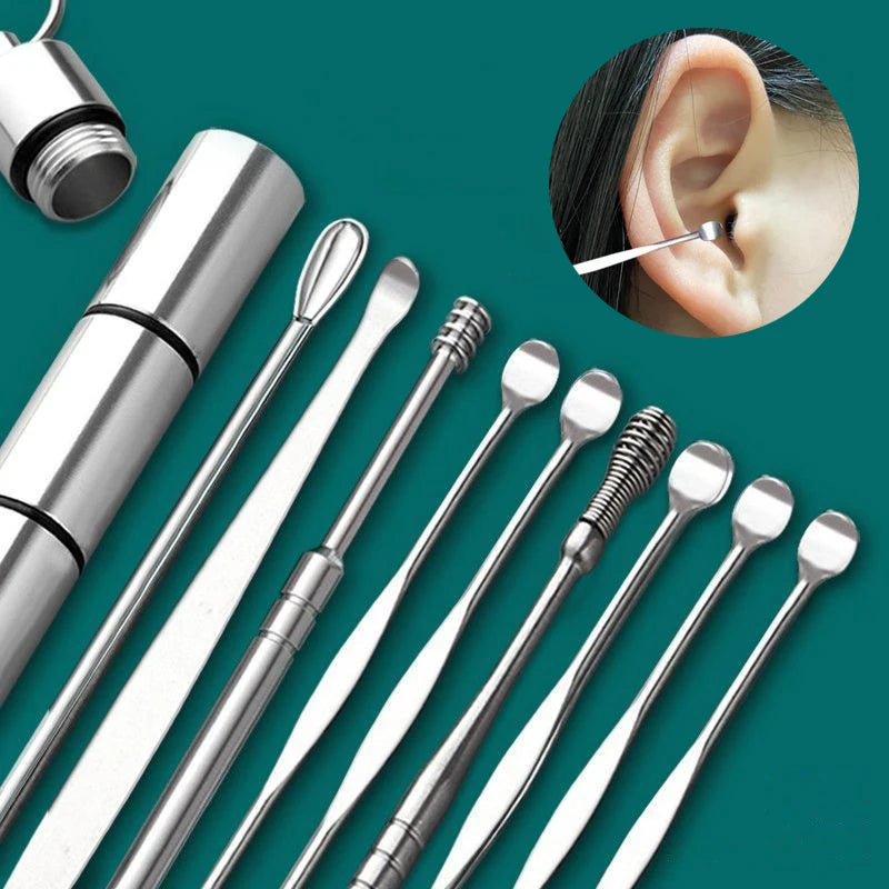 Earwax Removal Tools Ear Wax Cleaner Pick Digging Artifact Earpick Cleaning Ears Remover For Clean Your Kit Gadgets