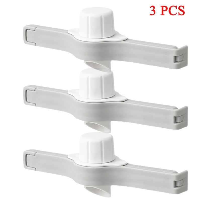 Kitchen Storage Food Snack Sealing Bag Clips Screw Cap Seasoning Bag Milk Powder Bag Preservation Clip Gadgets Home Accessories