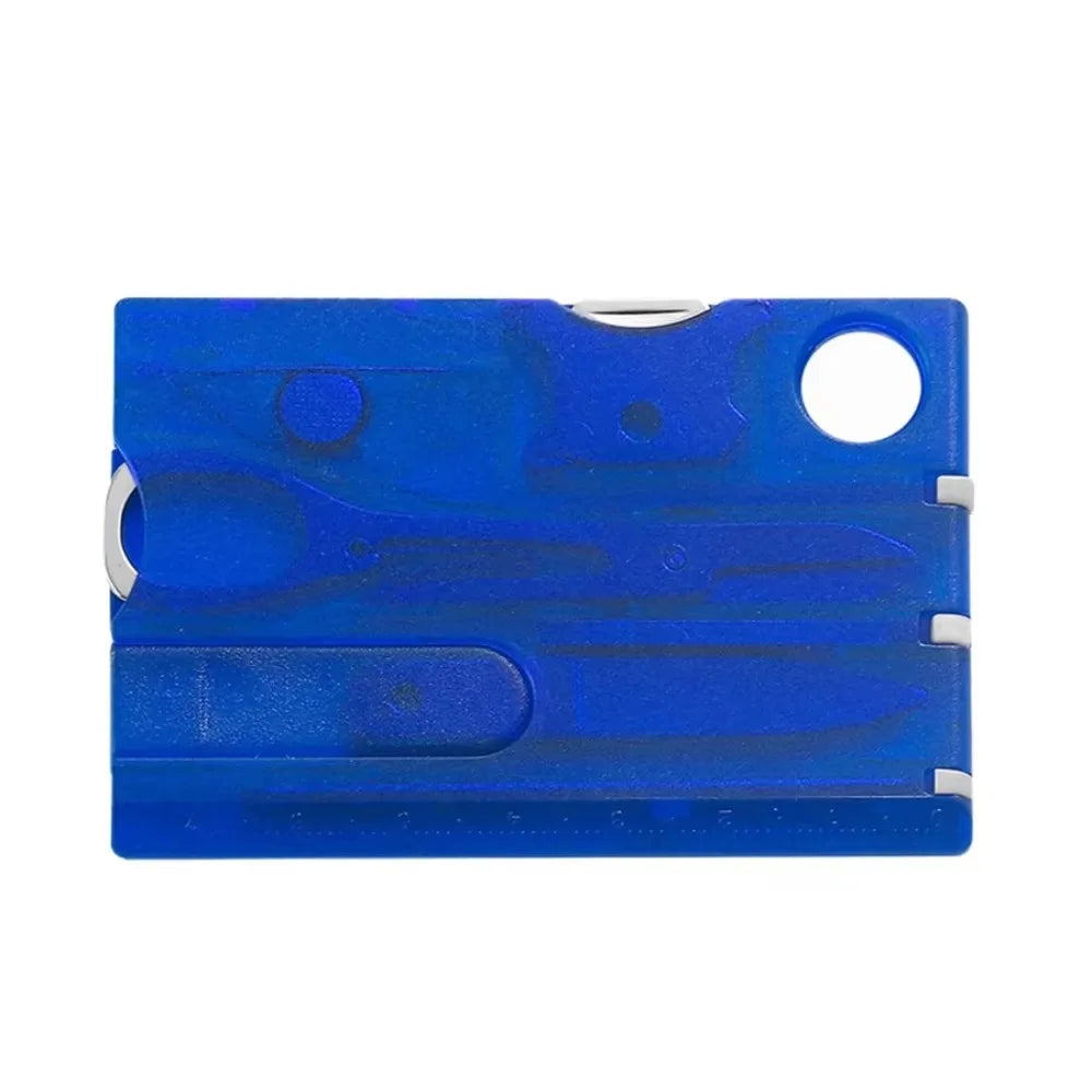 Ultra Thin Outdoor Multi Tool 12 in 1 Multipurpose Outdoor EDC Gadget Durable Card Type Multi-function Tool Card