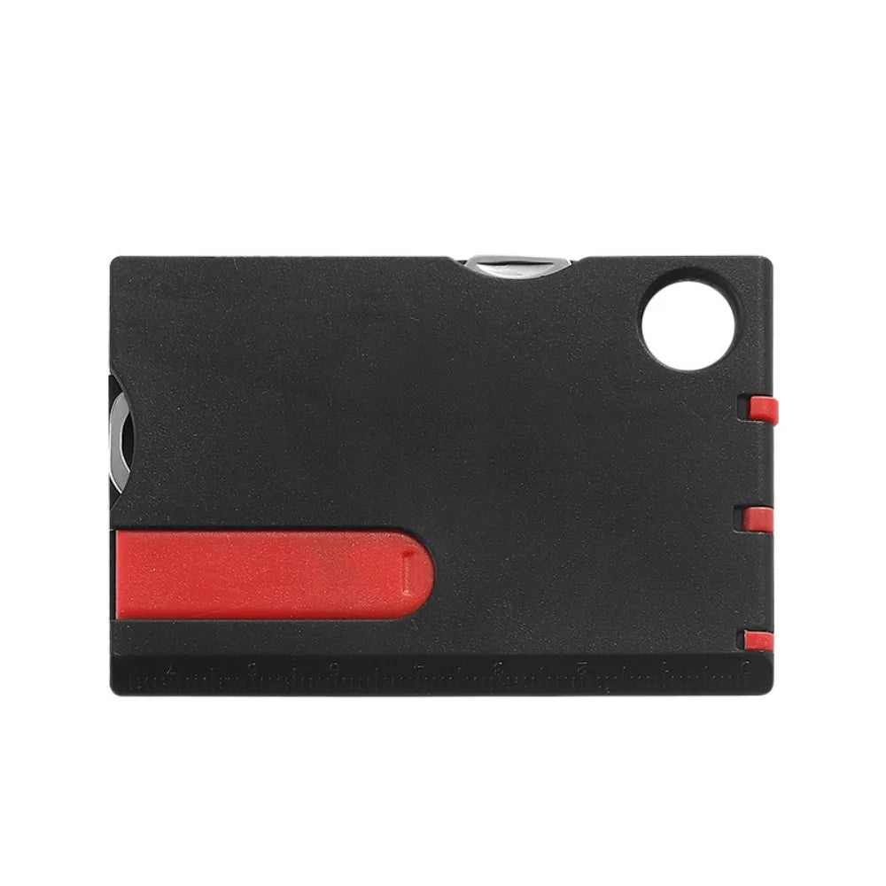 Ultra Thin Outdoor Multi Tool 12 in 1 Multipurpose Outdoor EDC Gadget Durable Card Type Multi-function Tool Card