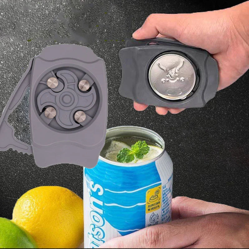 1pcs Multifunctional Portable Beer Can Opener, Cap Cut Coke Bottle Quick Opener, Party Bar Potluck Opener, Household Gadgets