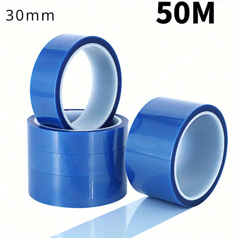 50m High Temperature, Heat Resistant Tape, Heat Transfer Tape for Heat Sublimation Non-Residual Adhesive Tape Gadget