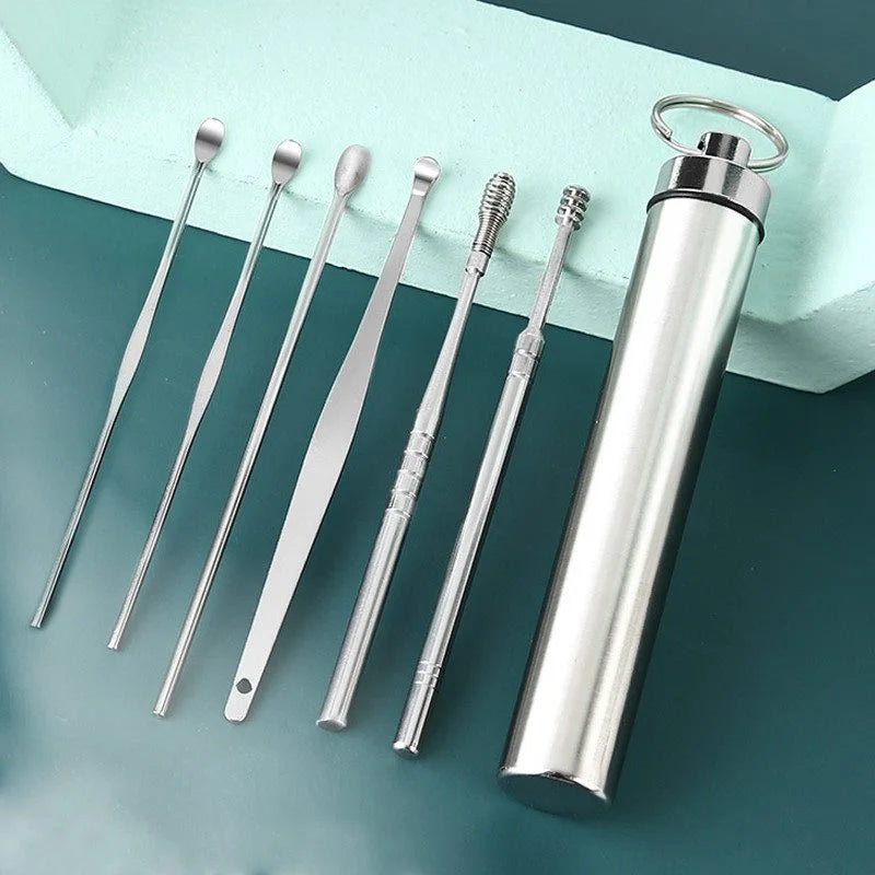 Earwax Removal Tools Ear Wax Cleaner Pick Digging Artifact Earpick Cleaning Ears Remover For Clean Your Kit Gadgets