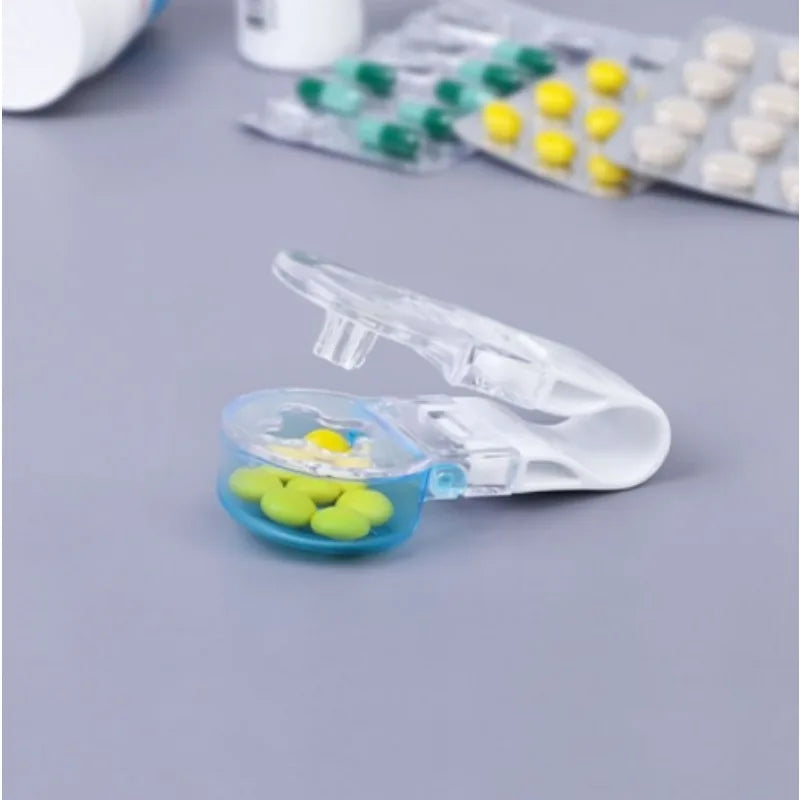 1pc Portable Pill Taker Remover with Medicine Box Household Gadgets, Tablets, Pills  Assistance Tool New Design  Pill Dispenser