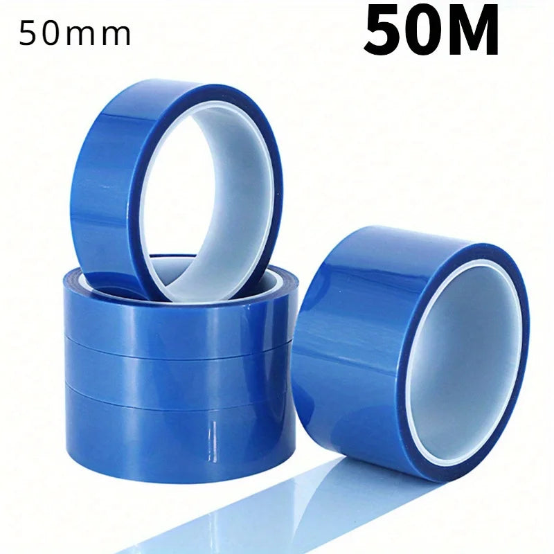 50m High Temperature, Heat Resistant Tape, Heat Transfer Tape for Heat Sublimation Non-Residual Adhesive Tape Gadget