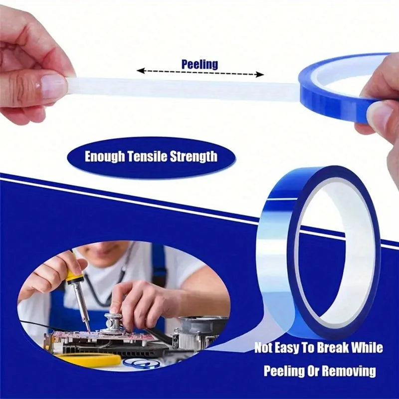50m High Temperature, Heat Resistant Tape, Heat Transfer Tape for Heat Sublimation Non-Residual Adhesive Tape Gadget