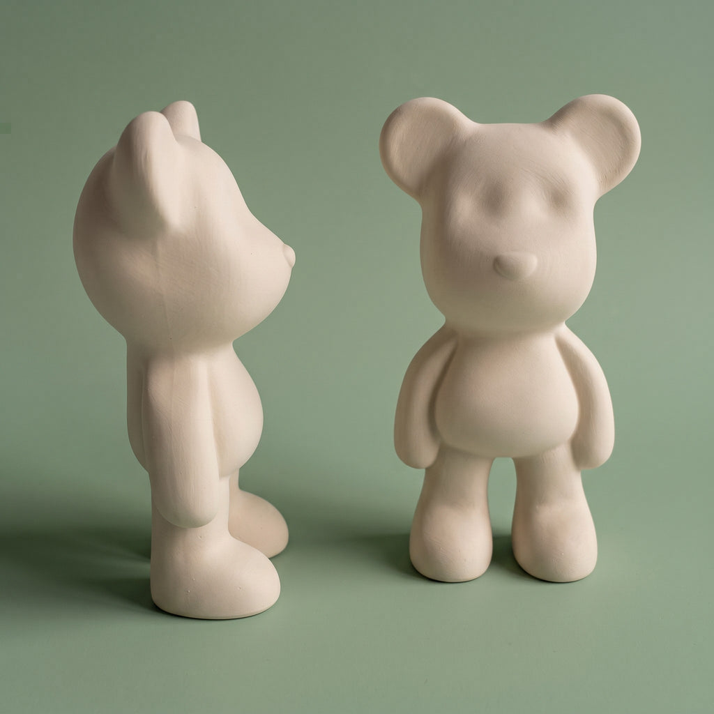 DIY Ceramic Teddy Bear Painting Kit