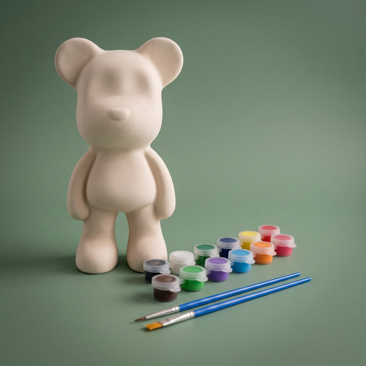 DIY Ceramic Teddy Bear Painting Kit