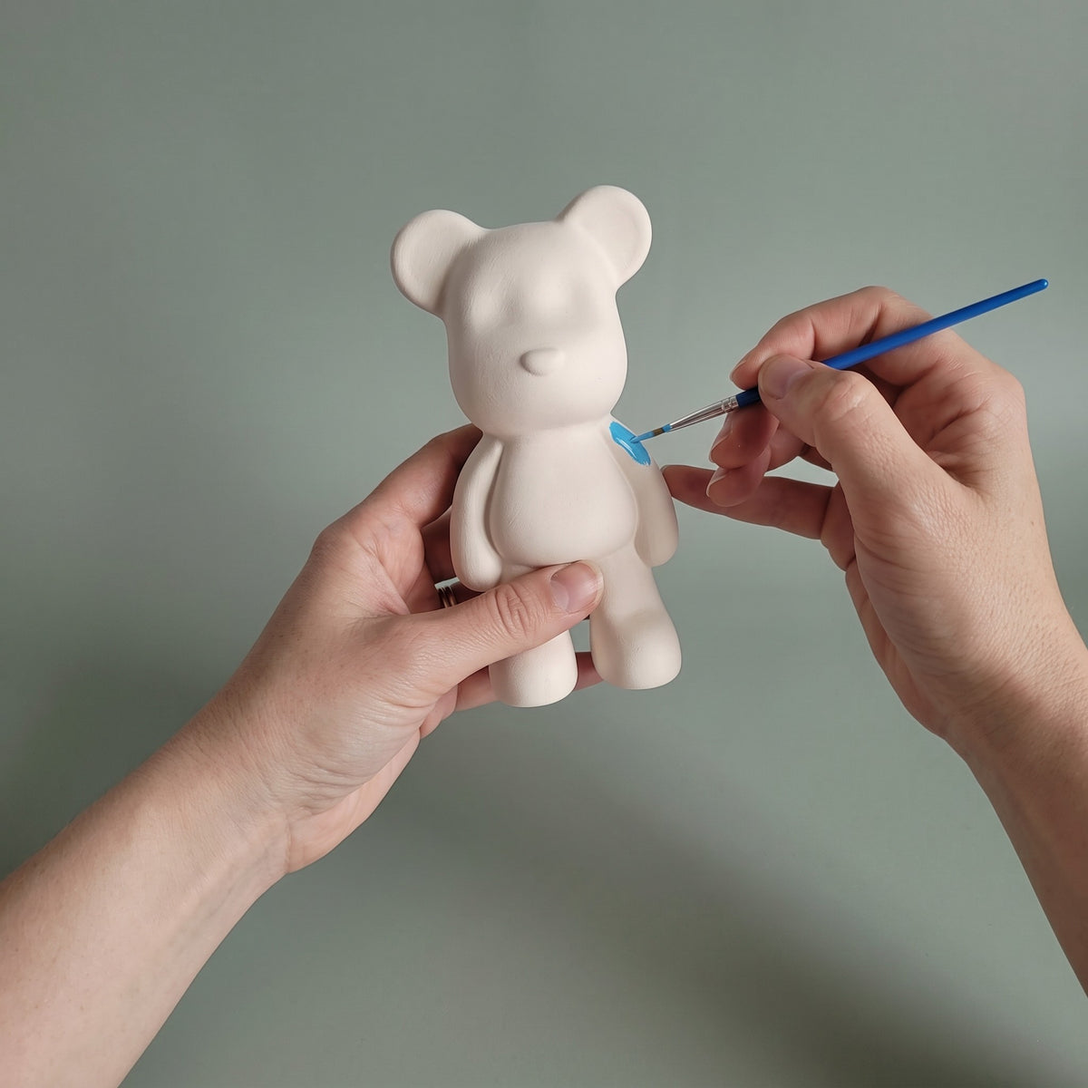 DIY Ceramic Teddy Bear Painting Kit