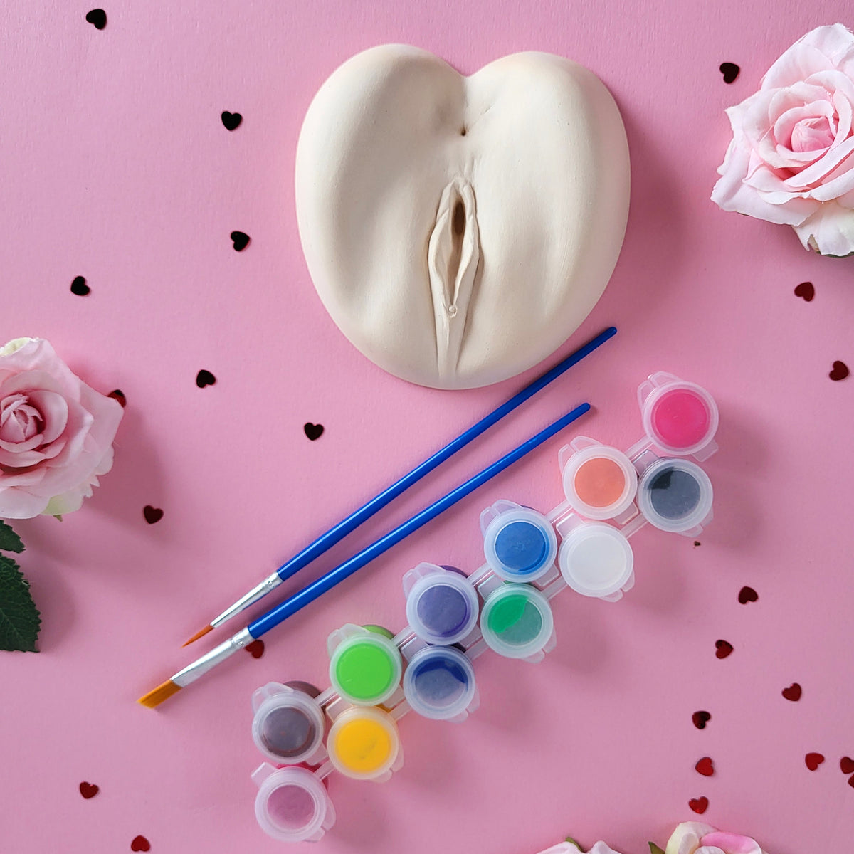 DIY Ceramic Vagina Painting Kit for Bachelorette Parties