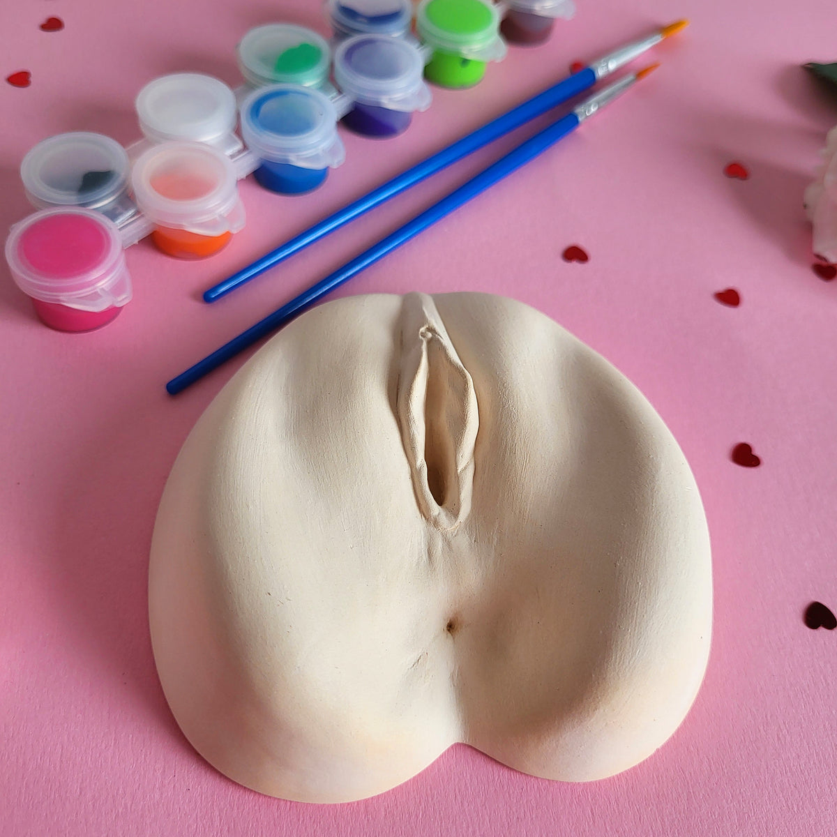 DIY Ceramic Vagina Painting Kit for Bachelorette Parties