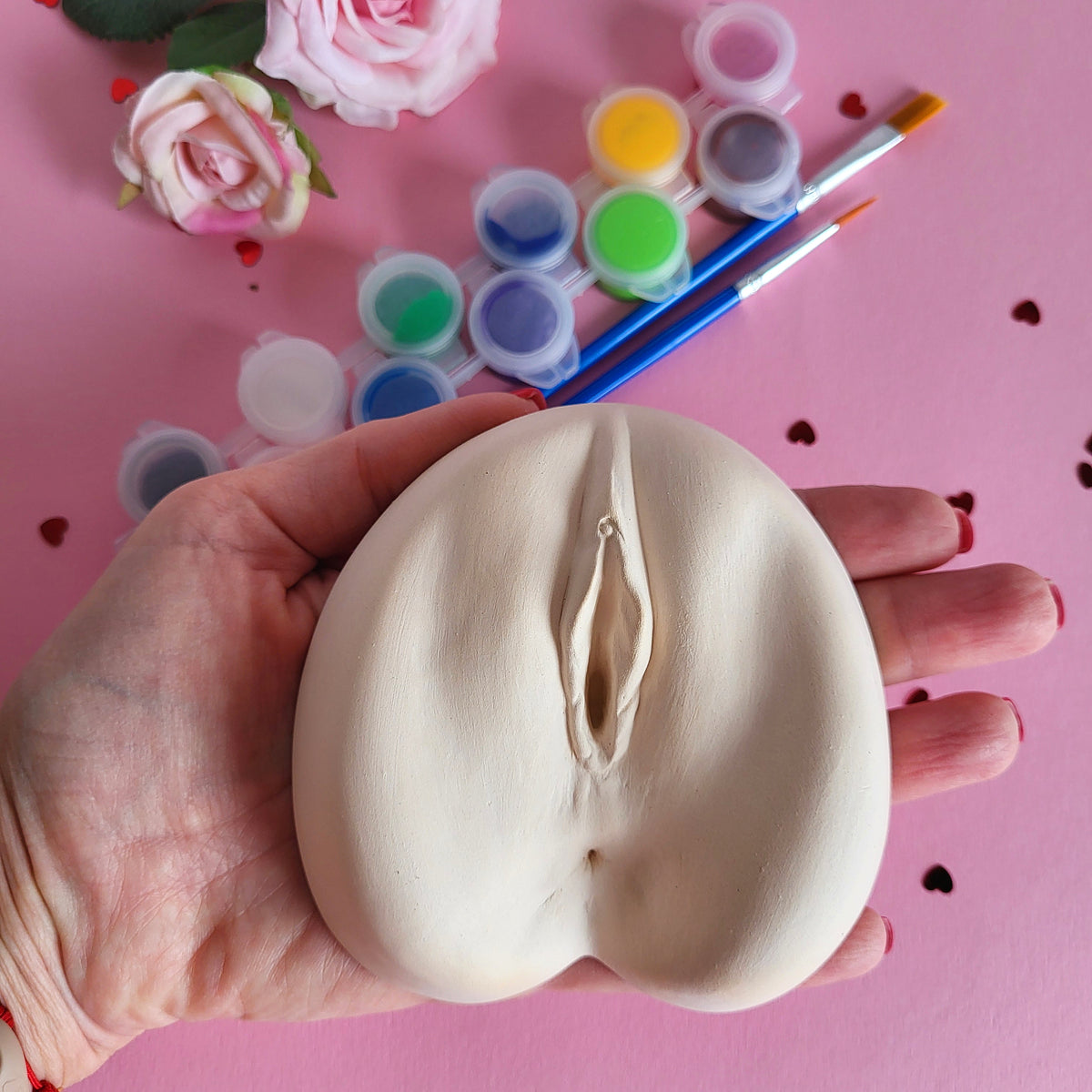 DIY Ceramic Vagina Painting Kit for Bachelorette Parties