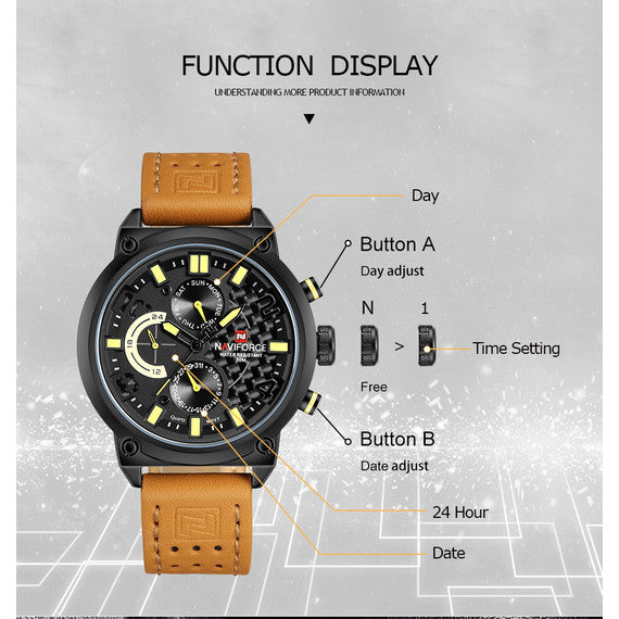 NAVIFORCE SHADOW Quartz L